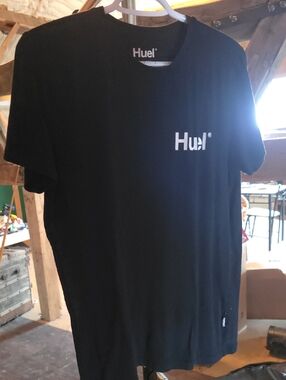 HUEL Black Short Sleeve Logo Tee